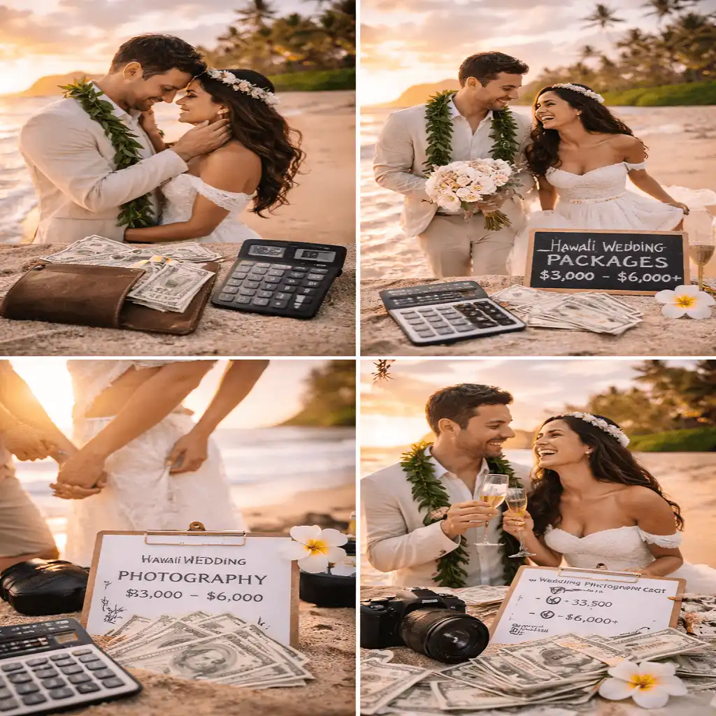 Average Cost of Oahu Hawaii Wedding Photographer